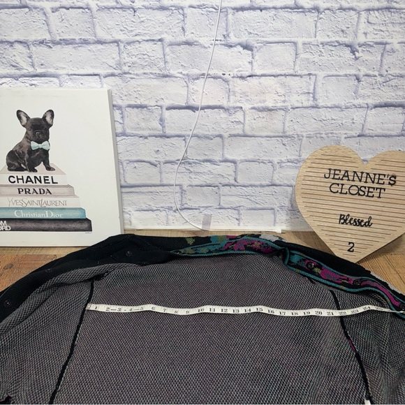 J.Jill Trailing Flowers Longline Duster Cardigan sweater - Picture 11 of 13